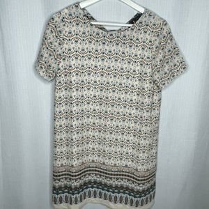 Lulu's Botanical Beauty Beige Print‎ Dress